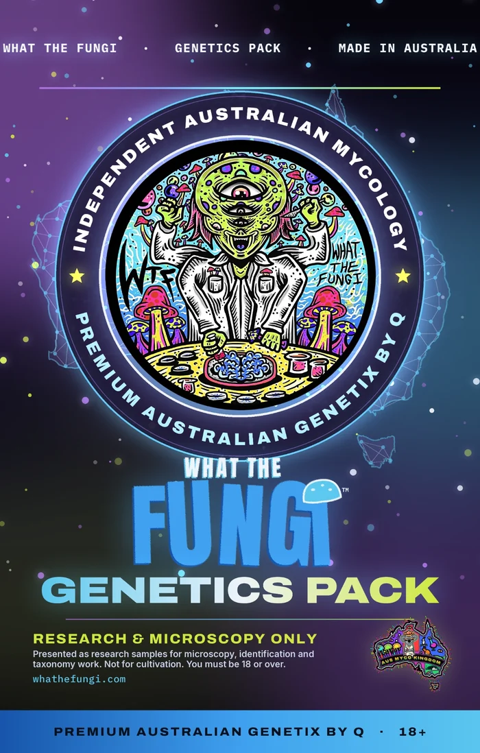 What The Fungi genetics pack, premium Australian genetix by Q